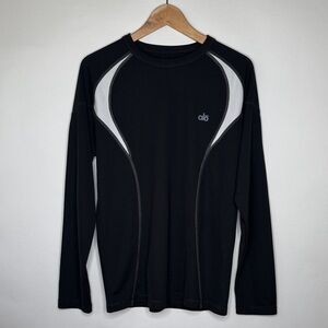 ALO Black Men's Long Sleeve Top